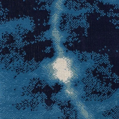 Shibori Waves Outdoor Rug Navy - Threshold™ 3 Shibori Waves Outdoor Rug Navy - Threshold™ - Image 3