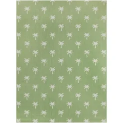 Palm Tree Outdoor Rug Green - Thresholdâ˘