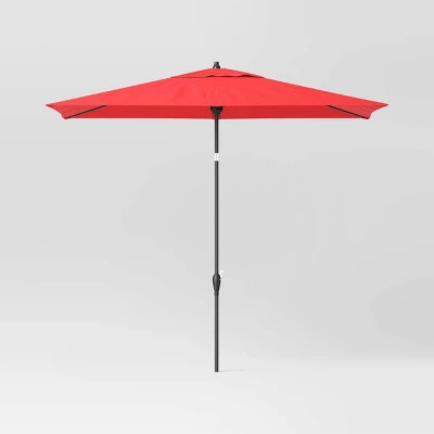 10'x6' Rectangular Market Patio Umbrella - Black Pole - Threshold™ 13 10'x6' Rectangular Market Patio Umbrella - Black Pole - Threshold™ - Image 13