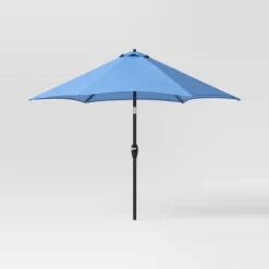 9'x9' Market Patio Umbrella - Black Pole - Threshold™ -Threshold Outdoor Deals Store GUEST 1bba1ed8 6472 4cae 81d6 5526f840b6b2