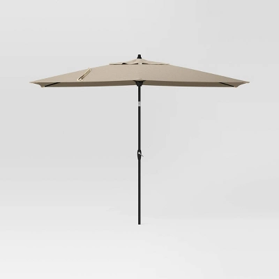 10'x6' Rectangular Market Patio Umbrella - Black Pole - Threshold™ 15 10'x6' Rectangular Market Patio Umbrella - Black Pole - Threshold™ - Image 15