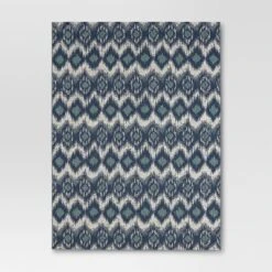 Ikat Outdoor Rug Blue - Threshold -Threshold Outdoor Deals Store GUEST 26cc3119 0645 49b3 8d70 543d60a6eca5