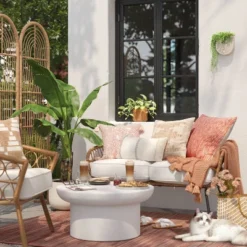 Space Dyed Pattern Outdoor Rug - Thresholdâ˘