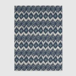 Ikat Outdoor Rug Blue - Threshold -Threshold Outdoor Deals Store GUEST 2eb76a51 0fa1 4fbb a973 e1e32488c7a3