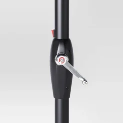 10'x6' Rectangular Solar Market Patio Umbrella - Black Pole - Threshold™ -Threshold Outdoor Deals Store GUEST 357a9186 a096 4588 ad92 413fe3fcb475