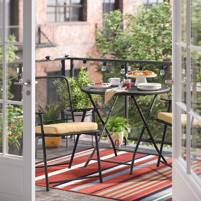 5'x7' Striped Outdoor Rug Red - Threshold™ 1 5'x7' Striped Outdoor Rug Red - Threshold™