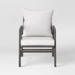 2pc Granby Padded Wicker Outdoor Patio Chairs, Club Chairs Gray - Threshold™ -Threshold Outdoor Deals Store GUEST 3ba891a6 622d 4fa9 823b 94a0435a9913