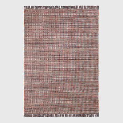 7' X 10' Woven Warm Outdoor Rug - Threshold™ 1 7' X 10' Woven Warm Outdoor Rug - Threshold™