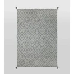 Diamond Tasseled Outdoor Rug - Threshold™ -Threshold Outdoor Deals Store GUEST 3f266052 6e98 43b6 81f1 c37a1f67f9e5