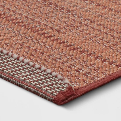 Space Dyed Pattern Outdoor Rug - Threshold™ 3 Space Dyed Pattern Outdoor Rug - Threshold™ - Image 3