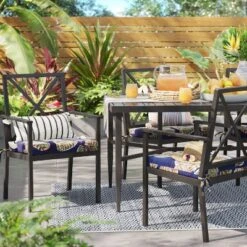 Prisma Diamond Square Outdoor Rug - Thresholdâ˘