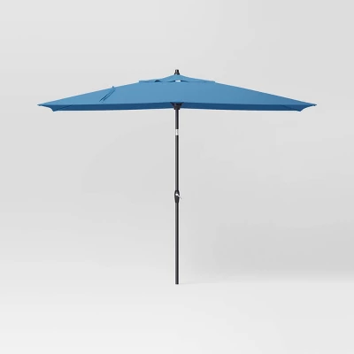 10'x6' Rectangular Market Patio Umbrella - Black Pole - Threshold™ 11 10'x6' Rectangular Market Patio Umbrella - Black Pole - Threshold™ - Image 11