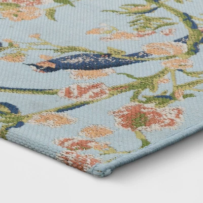 Outdoor Rug Singing Birds - Threshold™ 2 Outdoor Rug Singing Birds - Threshold™ - Image 2