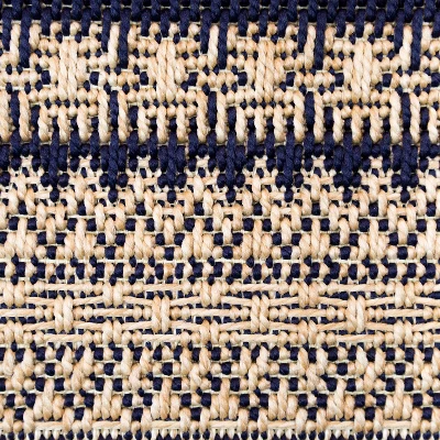 7' X 10' Lake Stripe Outdoor Rug Navy - Threshold™ 2 7' X 10' Lake Stripe Outdoor Rug Navy - Threshold™ - Image 2