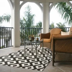 Diamond Ikat Outdoor Rug - Threshold -Threshold Outdoor Deals Store GUEST 5e160fa4 6921 43bc b067 8b8c88831c07