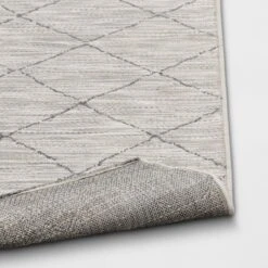 Mira Geometric Diamond Indoor/Outdoor Rug Cream - Threshold™ -Threshold Outdoor Deals Store GUEST 5eac0548 34d0 4484 8f78 78f54ed8d9a9
