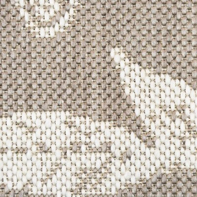 7' X 10' Vintage Floral Outdoor Rug Neutral - Threshold™ 2 7' X 10' Vintage Floral Outdoor Rug Neutral - Threshold™ - Image 2