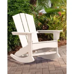 Shawboro POLYWOOD Patio Adirondack Rocking Chair - Threshold™ -Threshold Outdoor Deals Store GUEST 66bbe575 8f96 43d9 911b 764fc0f1f20b