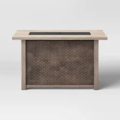 Stamped Steel Wicker Propane Fire Pit Brown - Threshold™ 6 Stamped Steel Wicker Propane Fire Pit Brown - Threshold™ -Threshold Outdoor Deals Store GUEST 66cb0e0e ce2d 43d1 afde 6f59d229e500