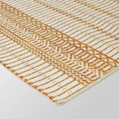 Threshold Outdoor Deals Store 22 Woven Outdoor Rug Orange - Threshold™