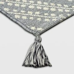 Diamond Tasseled Outdoor Rug - Threshold™ -Threshold Outdoor Deals Store GUEST 6ca779a9 1f9d 4cd2 9dd0 83485d7ae90a