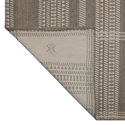 Six Diamond Outdoor Rug Linen - Threshold™ 2 Six Diamond Outdoor Rug Linen - Threshold™ - Image 2