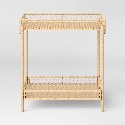 Exmore Bar Cart - Natural - Threshold™ 2 Exmore Bar Cart - Natural - Threshold™ - Image 2