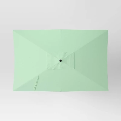 10'x6' Rectangular Market Patio Umbrella - Black Pole - Threshold™ 3 10'x6' Rectangular Market Patio Umbrella - Black Pole - Threshold™ - Image 3