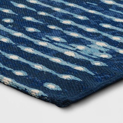 7' X 10' Outdoor Rug Indigo Dye - Threshold™ 1 7' X 10' Outdoor Rug Indigo Dye - Threshold™