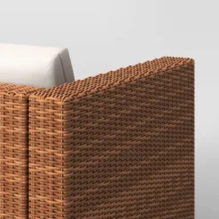 Brookfield Steel Wicker Loveseat - Light Brown - Threshold™ -Threshold Outdoor Deals Store GUEST 98eccf06 7d43 4dab b2ee 17a0f019ccde