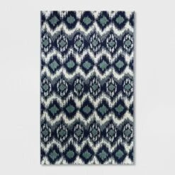 Ikat Outdoor Rug Blue - Threshold -Threshold Outdoor Deals Store GUEST 9ecd828c 2244 4852 be47 16bc03531bcf