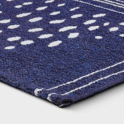 Dot Geo Outdoor Rug Indigo - Threshold™ 2 Dot Geo Outdoor Rug Indigo - Threshold™ - Image 2