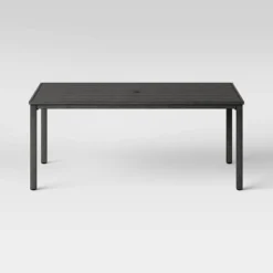 Threshold Outdoor Deals Store 7 Ryegate 6 Person Weathered Teak Rectangle Patio Dining Table - Threshold™