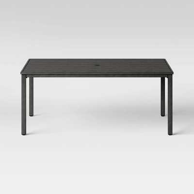 Ryegate 6 Person Weathered Teak Rectangle Patio Dining Table - Threshold™ 1 Ryegate 6 Person Weathered Teak Rectangle Patio Dining Table - Threshold™