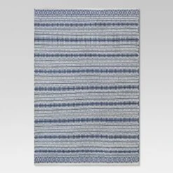 Pattern Stripe Outdoor Rug Blue - Threshold -Threshold Outdoor Deals Store GUEST b50bd77f b9cf 4cbe 85f8 85730dba7a8e