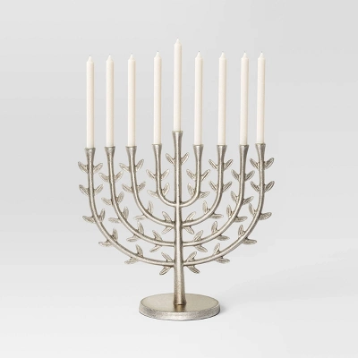 Tree Of Life Menorah Silver - Threshold™ 2 Tree Of Life Menorah Silver - Threshold™ - Image 2