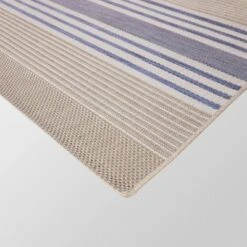 Sand Stripe Outdoor Rug Blue - Threshold™ 7 Sand Stripe Outdoor Rug Blue - Threshold™ -Threshold Outdoor Deals Store GUEST be5a23a4 e4eb 4a24 99a5 fd53a8d6e784