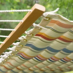 13' Pillowtop Outdoor Fabric Hammock With Spreader Bar Terracotta Pink - Threshold™ 5 13' Pillowtop Outdoor Fabric Hammock With Spreader Bar Terracotta Pink - Threshold™ -Threshold Outdoor Deals Store GUEST c4063e24 05a0 4999 891a 855cd3d9b6e7