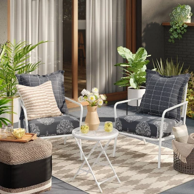 Step Diamonds Outdoor Rug Tan/Ivory - Threshold™ 1 Step Diamonds Outdoor Rug Tan/Ivory - Threshold™