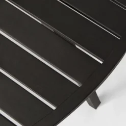 Fairmont 4-Person Round Patio Dining Table Black - Threshold™ -Threshold Outdoor Deals Store GUEST de8cf5a5 26a2 4eba 9d7b e353f05fe674