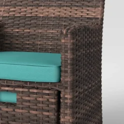 Halsted 5pc Wicker Small Space Patio Furniture Set - Threshold™ -Threshold Outdoor Deals Store GUEST e2b412f3 c641 4b15 8e06 88929b6378f8