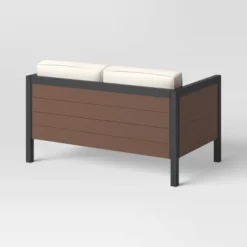 Bryant 2pc Faux Wood Patio Loveseat & Coffee Table - Gray/Natural - Threshold™ 12 Bryant 2pc Faux Wood Patio Loveseat & Coffee Table - Gray/Natural - Threshold™ -Threshold Outdoor Deals Store GUEST e7ed45fd b978 4207 ae3a e5295e23db39