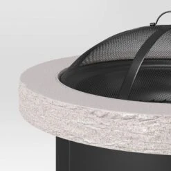 32" Stack Stone Wood Burning Outdoor Fireplace With Spark Screen - Threshold™ 5 32" Stack Stone Wood Burning Outdoor Fireplace With Spark Screen - Threshold™ -Threshold Outdoor Deals Store GUEST fe899266 6274 4212 8262 e6720a9f6c6b